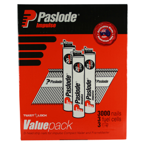 PASLODE 75 X 3.06 RNG VALUE PACK BX( 3000) 